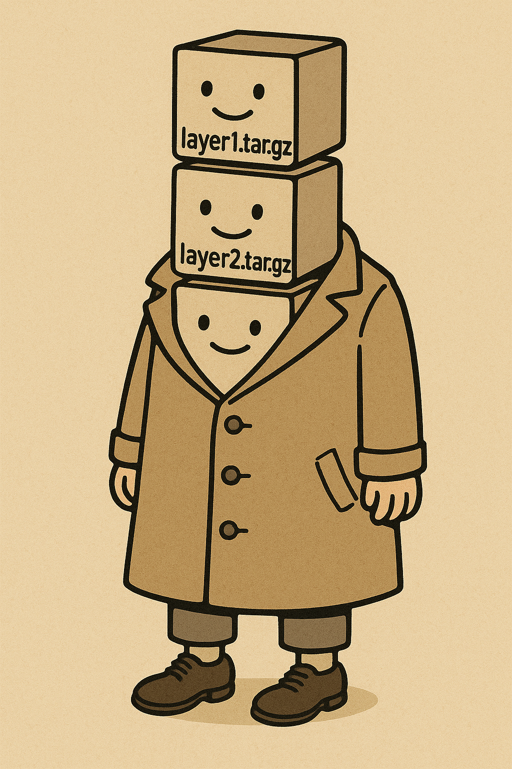 A container image is just some tar files in a trenchcoat