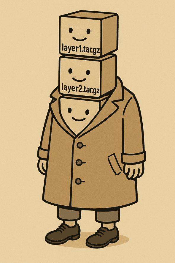 A container image is just some tar files in a trenchcoat