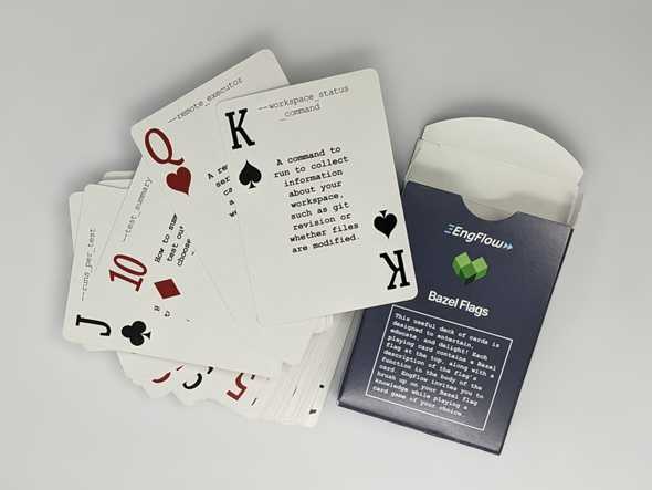 Photo of Bazel playing cards made by EngFlow